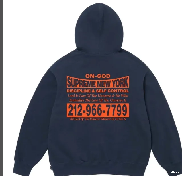 GOD Sapphire Black&Grey SWEATSHIRT ON S XL M HOODED FW24 L 0525